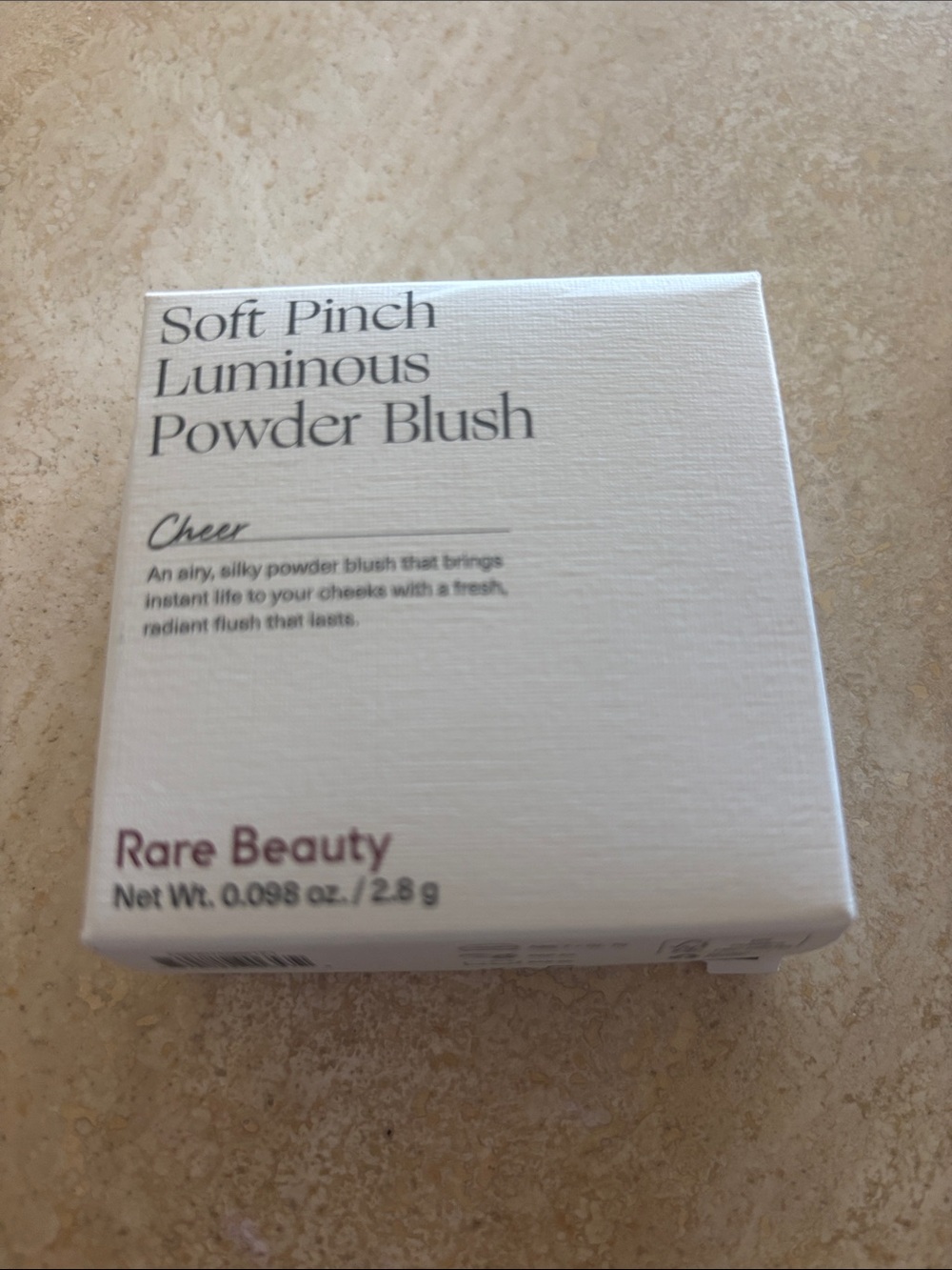 Rare Beauty Soft Pinch Luminous Powder Blush — Cheer (Mauve Pink)